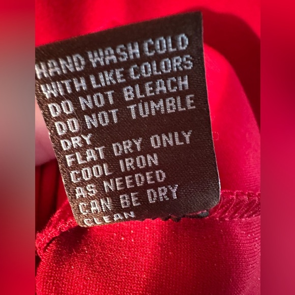 J. McLAUGHLIN XL Red Party Ruffle Bell Sleeve Sheath Holiday Valentine’s Dress - Picture 4 of 12